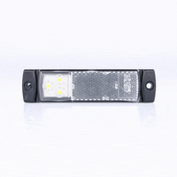 LED markeringslicht wit | 12-24v | 50cm. kabel | 129WM