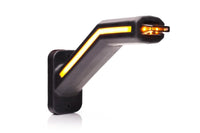 LED breedtelamp rechts incl. knipperlicht, neon lens 12-24v