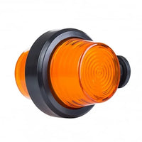 LED pendellamp amber | korte steel | matte lens | 12-24v | MB-1020A