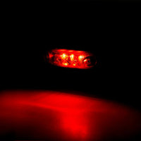 LED dark markeringslicht red 12-24v 50cm kabel