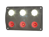 LED interior lamp red(19lm) - white(720lm-5000K) 12-24v | BG-1500RW