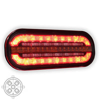 LED compact achterlicht met dynamisch knipperlicht | 12-24v | VC-320B5