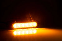 R65 LED flitser 6 LED's Amber | 10-30v | S10F6200A