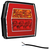 LED compact achterlicht zonder kentekenlicht | 12-36v | 100cm. kabel | V10C3-720