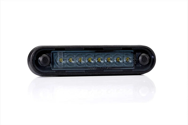 Dark markeringslicht-lang amber | 12-24v | 0,15m. | MV-2400LDA