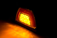 LED toplamp neon rood incl. knipperlicht 12-24v, 50cm kabel