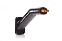 LED breedtelamp links excl. knipperlicht, dark lens 12-24v