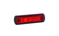 LED markeringslicht rood met beugel | 12-24v | 50cm. kabel | MV-5250R