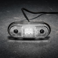 LED markeringslicht wit | 12-24v | 50cm. kabel | MV-1400W