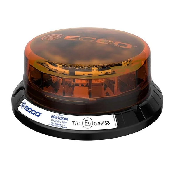 LED R65 Zwaailamp 12-24v Amber - CISPR25 - IP69K 3-Bouts
  | EB5102AA