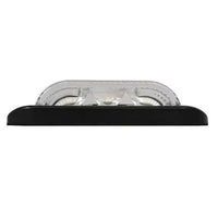 LED flitser 3 LED's | Rood 180 graden | 10-30v | LED3DVR180
