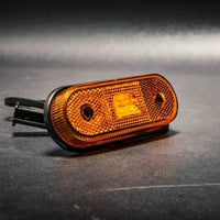 LED markeringslicht amber | 12-24v | 50cm. kabel | MV-1400A