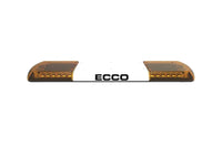 LED flitsbalk amber | 12 serie | ECE-R65 amber | transparant wit midden | 1070mm | 12-30187-E