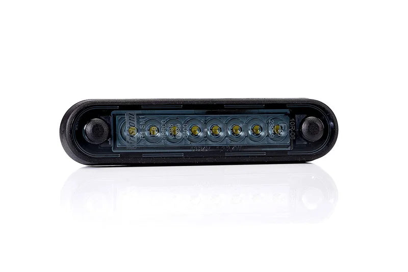 Dark markeringslicht-lang wit | 12-24v | 0,15m. | MV-2400LDW