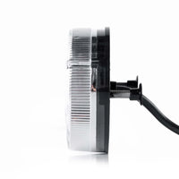 LED achterlicht rond, transparante lens 12-24v 50cm kabel | VC-5400