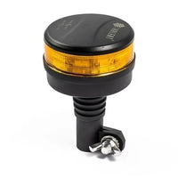 LED Zwaailamp | amber met amber lens | R65 | 12-24v | DIN-voet | S07ZL602AA