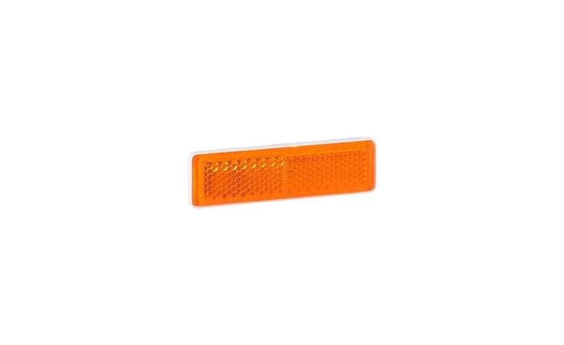 Reflector amber 19x69mm plakmontage (enkel per 20 stuks) | UO 088