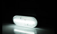 LED markeringslicht wit met beugel | 12-24v | 50cm. kabel | MV-5050W