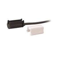 Links | LED breedtelamp met haakse steel | 12-24v | 1,5mm². connector | M10BV-421RW