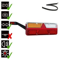 Links | LED trailerlamp | dynamisch knipperlicht | 9-36v | 200cm. kabel | VC-1021