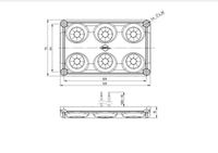 LED interieurlamp 990lm - 5000K - 12-24v - IP65 | BG-1500W