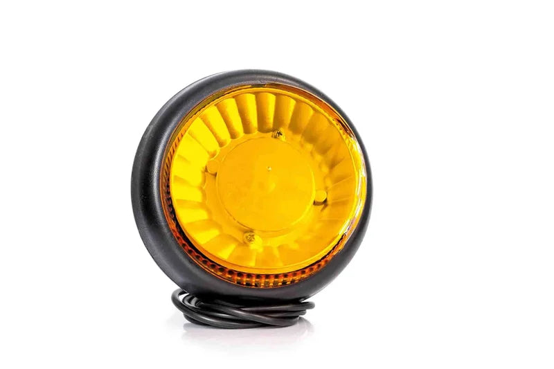 R65 LED zwaailamp, double flash, 1-bouts, 12-24V 1,5m kabel
  | S10ZL432