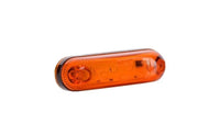 LED markeringslicht amber met beugel | 12-24v | 50cm. kabel | MV-4000A