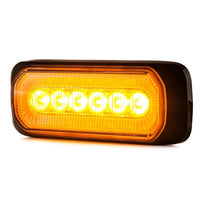 LED R65 flitser + Halo-ring, amber-amber 12-24v