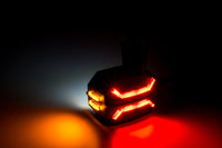 LED breedtelamp links, rood-wit-amber, 12-24v, 60cm kabel | MB-6091RWA