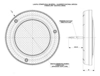LED interieurlamp 690lm - 4000K - 12-24v - Opbouw wit | BG-1800W