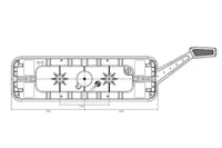 Links | LED Trailerlamp | 24v | Full LED | Canbusproof | 7-PIN AMP connector | VC-7011B7