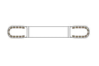 LED flitsbalk amber | 13 serie | ECE-R65 amber | 1500mm | 24 LED's | 13-00007-E