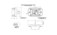 LED markeringslicht amber | 12-24v | 50cm. kabel | MV-4100A