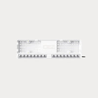 OZZ DLP1 kentekenplaathouder met witte lightbar (2 lichtbronnen)