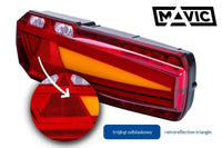 LED Trailer Neon trailerlicht links 12-24v 7-PIN's AMP | VC-5001B7