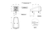 LED Toplicht rood | 12-24v | MV-3400R