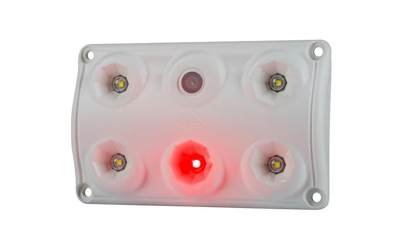 LED interieurlamp - Touch - Rood-wit - 5000K - 12-24v - IP65 | BTS-1500RW