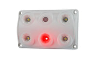LED interieurlamp - Touch - Rood-wit - 5000K - 12-24v - IP65 | BTS-1500RW