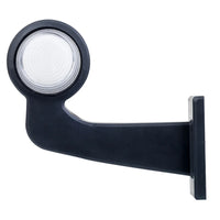 Rechts | LED pendellamp haakse steel | matte lens | 12-24v | MB-1022RW
