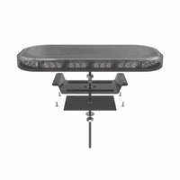 Compacte R65 Dark lens minibar 12-24V vaste montage | MLB380R65ATM