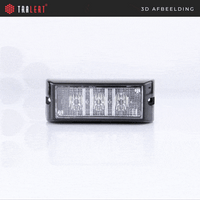 LED flitser | 3 LED's | Amber | 10v - 30v | LED3DVA