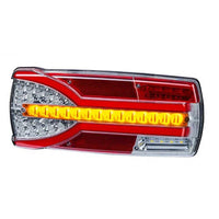 Links | LED achterlicht dynamisch knipperlicht | 12-24v | 150cm. kabel | V14C7-901