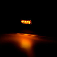 LED dark markeringslicht amber 12-24 50cm kabel