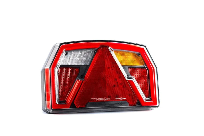 LED neon achterlicht rechts + kenteken 12-24v - 100cm kabel