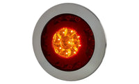 Inbouw LED combinatielicht 120mm. | 12-24v | 1,5m. kabel | VC-3910