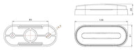 LED markeringslicht wit | 12-24v | 1,5mm². connector | M10MV-720W