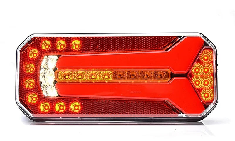 LED achterlicht uni 12-24 200cm kabel dynamisch knipperlicht