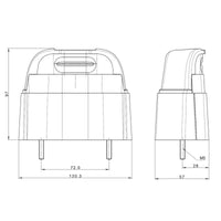 LED kentekenverlichting | 12-36v | 1,5mm². connector | MK-1690