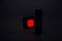 LED breedtelamp rood-wit 12-24v 50cm kabel