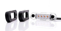LED markeringslicht wit | 12-24v | 15cm. kabel | MV-2400W.1